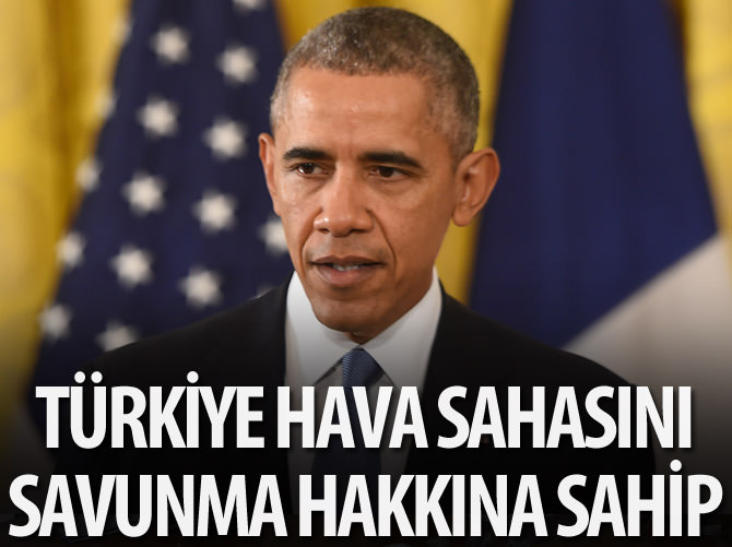 "Türkiye hava sahasını savunma hakkına sahip"