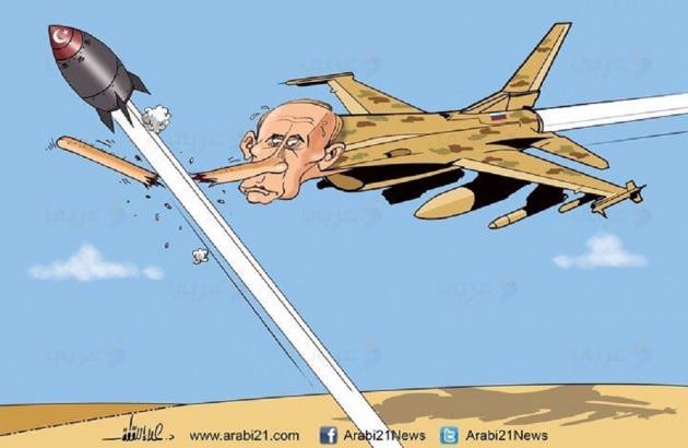 Arap medyasından Putin’i çıldırtacak karikatür