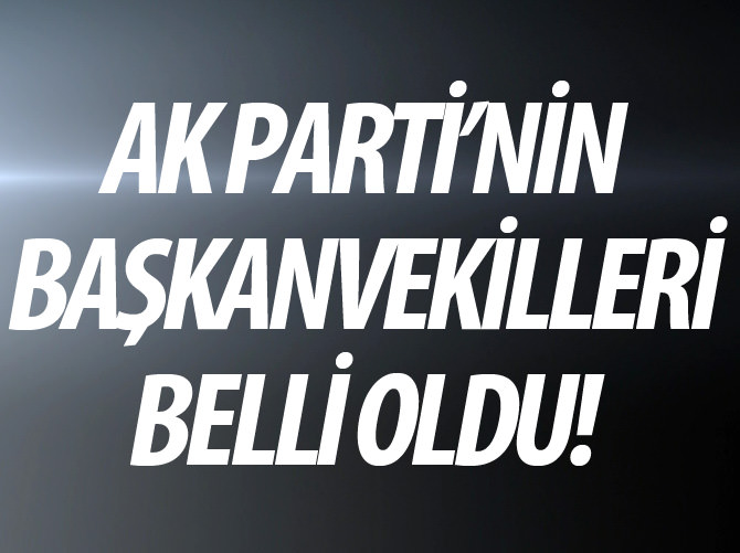 AK Parti'nin grup başkanvekilleri belli oldu