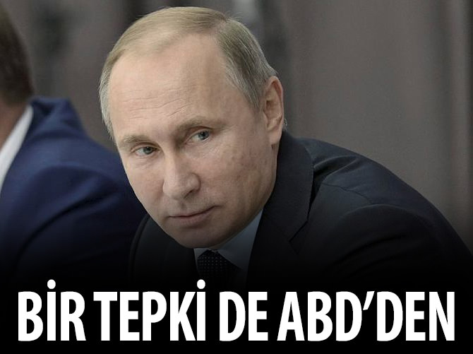 Rusya'ya bir tepki de ABD'den!