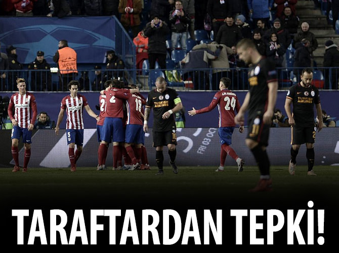 Galatasaray'a taraftar tepkisi