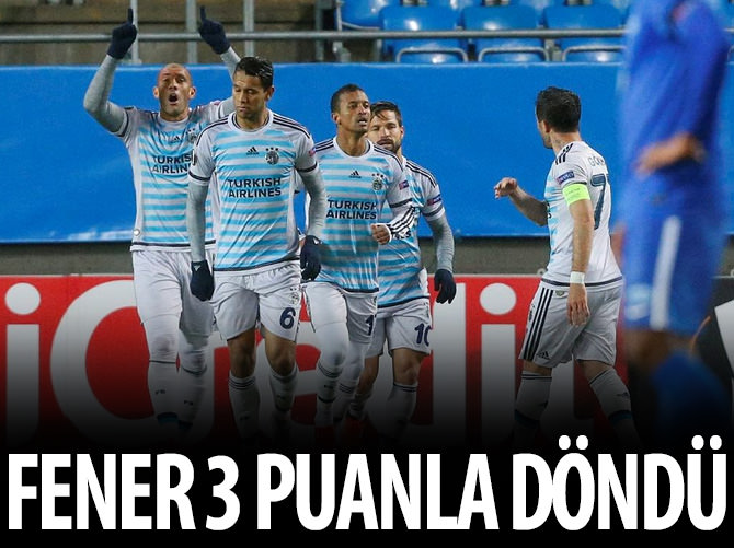 Fenerbahçe 3 puanla döndü!