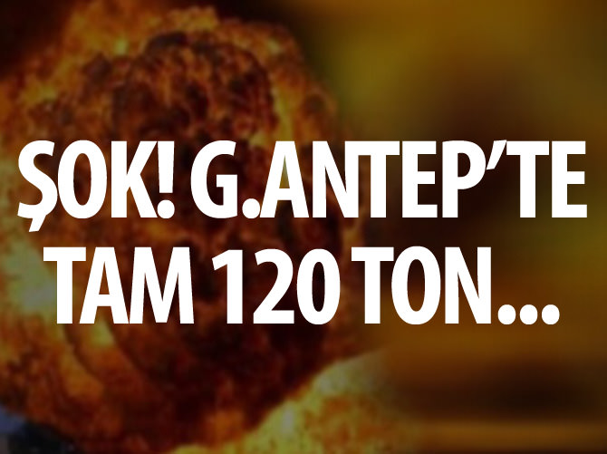 Gaziantep'te 120 ton amonyum nitrat ele geçirildi