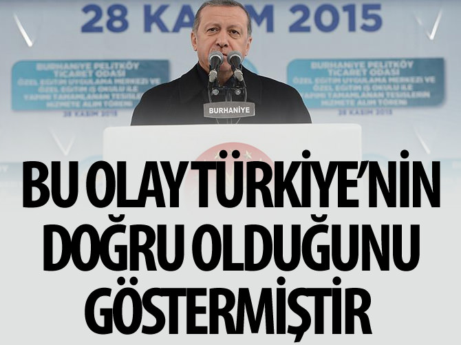 Cumhurbaşkanı Erdoğan: Terörle mücadeleye aynı kararlılıkla devam edeceğiz