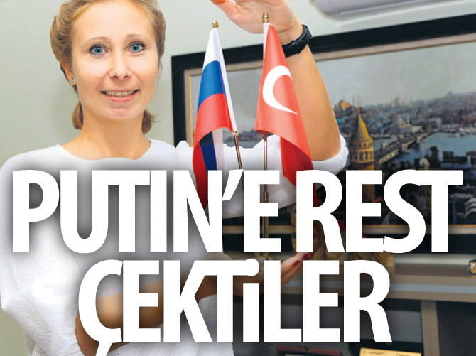 Rus gelinler Putin'e rest çektiler