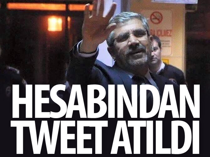 Tahir Elçi'nin hesabından tweet atıldı