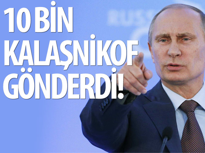 Rusya'dan Afganistan'a 10 bin kalaşnikof