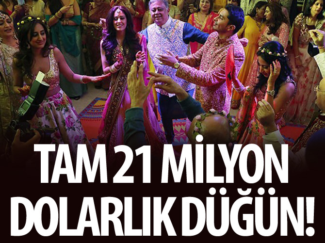 Milyon dolarlık düğün!