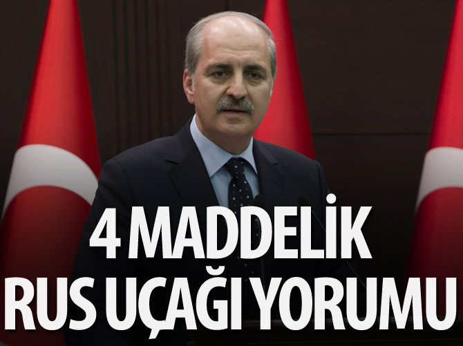 Kurtulmuş'tan Rus uçağı açıklaması