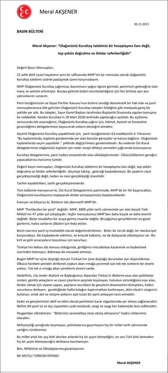 Meral Akşener: Göreve hazırız