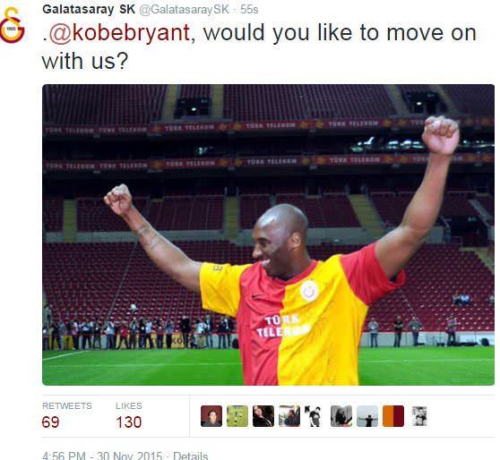 G.Saray'dan Kobe'ye flaş mesaj! - 1