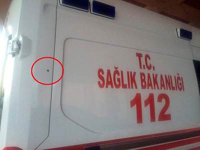 Şırnak'ta teröristler ambulansa ateş açtı