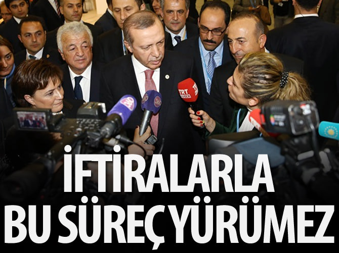 "İftiralarla böyle şeyler yürümez"