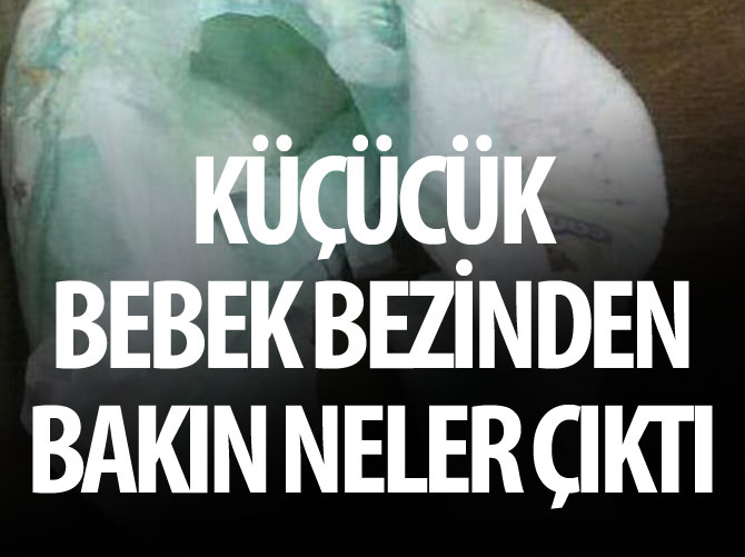 Bebek bezinde 700 ecstasy hap ele geçirildi