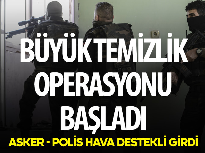 Sur'da hava destekli operasyon başladı