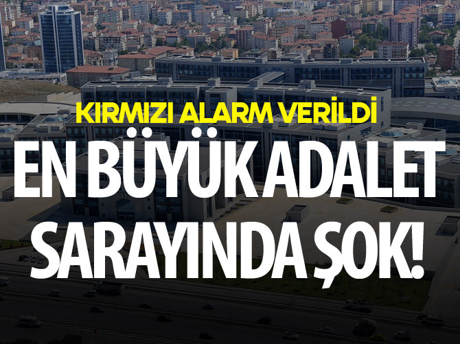 Anadolu Adalet Sarayı'nın tuvaletinde silah bulundu