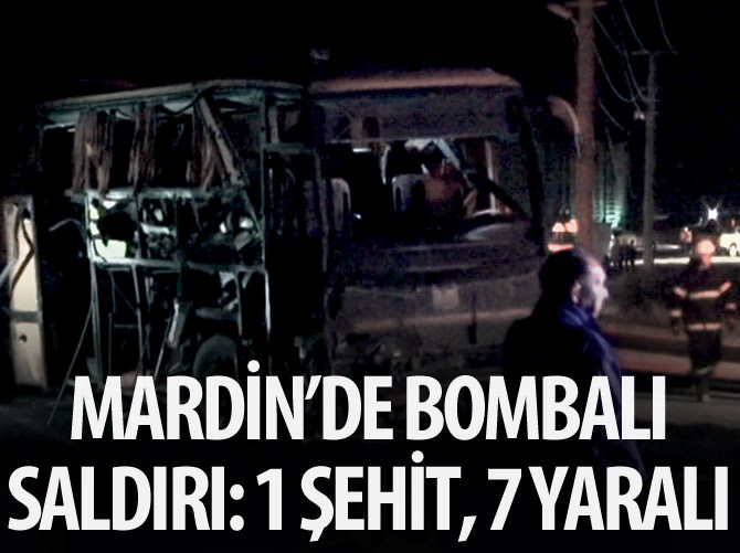 Mardin'de askere bombalı saldırı