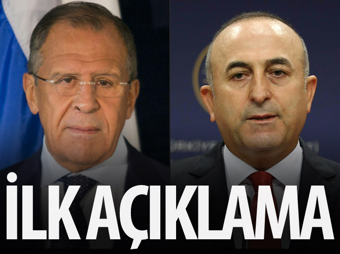 Bakan Çavuşoğlu'ndan ilk açıklama