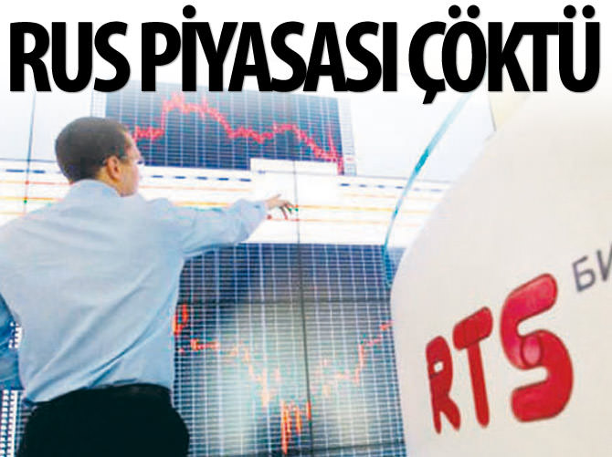 Rus piyasası çöktü