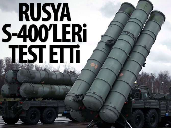 Rusya ordusundan Hazar kıyısında S-400 tatbikatı