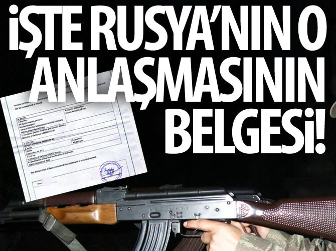 Rusya'nın 40 bin Kaleşnikof anlaşması ortaya çıktı!