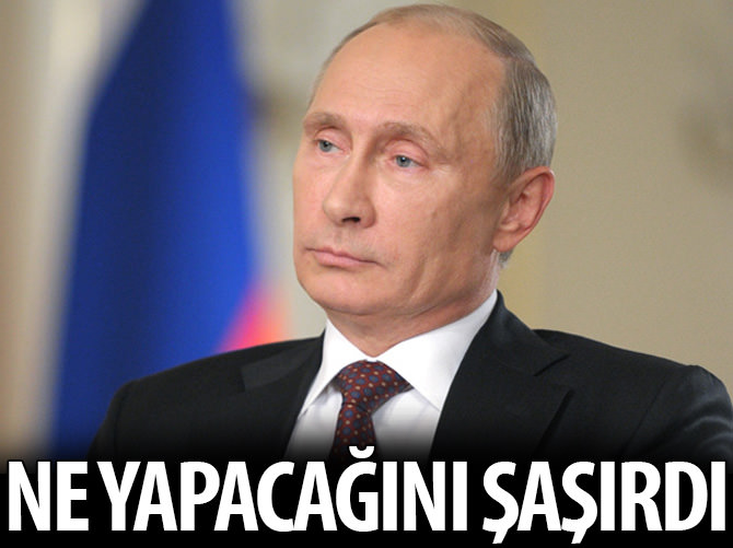 Putin ne yapacağını şaşırdı!