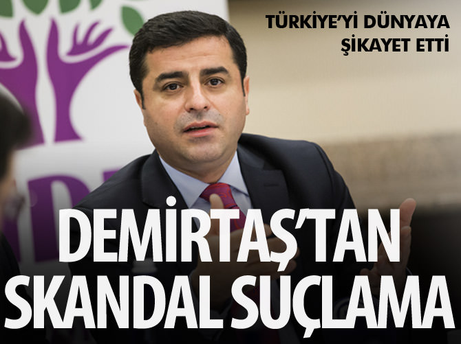 Demirtaş'tan Türkiye hakkında skandal açıklama
