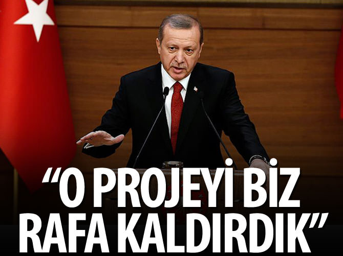Cumhurbaşkanı Erdoğan: Türk Akımı Projesi'ni biz rafa kaldırdık