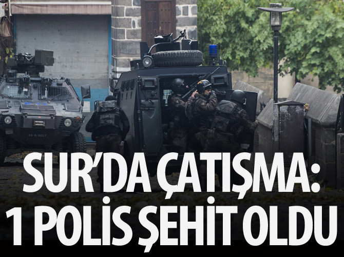 Diyarbakır'da 1 polis şehit oldu
