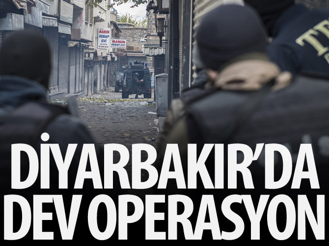 Diyarbakır'da dev operasyon