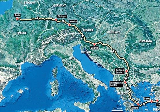 İzmir’den Paris’e mülteci kılığında 6 günde gitti