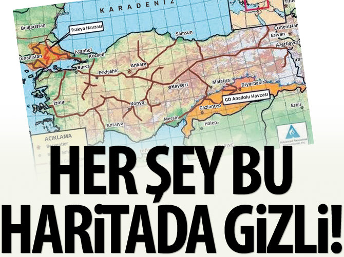 Her şey bu haritada gizli!
