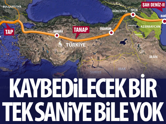 "TANAP'ta kaybedilecek bir tek saniye bile yok"
