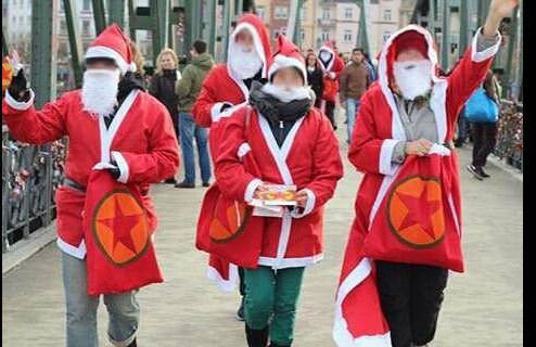 Noel baba kılığında PKK propagandası - 2