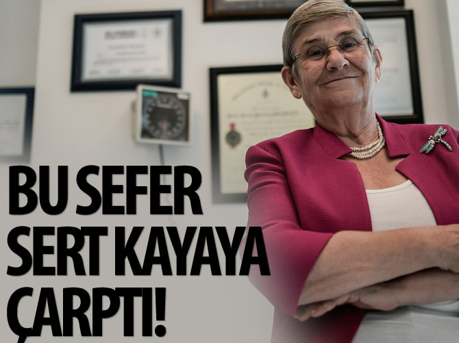 Canan Karatay bu sefer sert kayaya çarptı