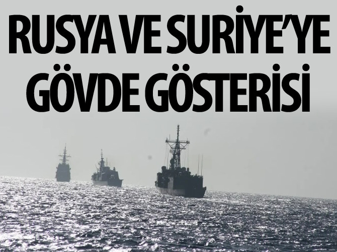 'Doğu Akdeniz'de ittifak dayanışması' tatbikatı