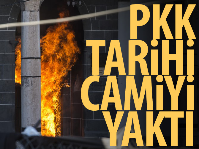 PKK Sur'daki tarihi Kurşunlu Camisi'ni yaktı