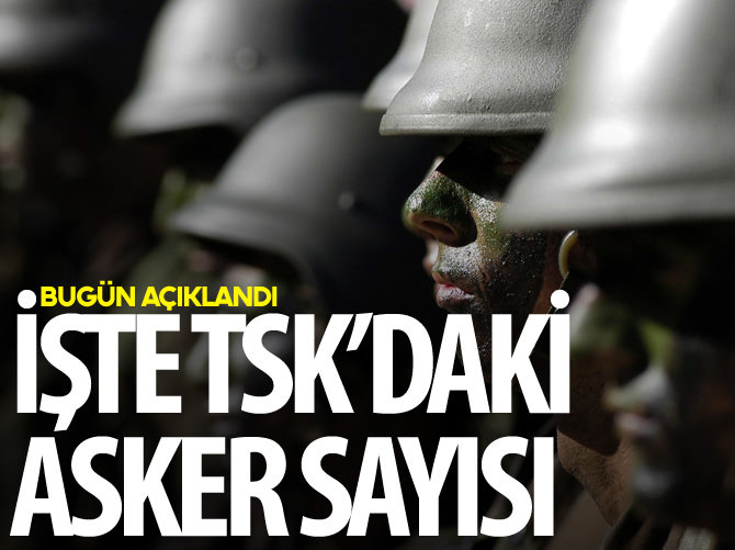 TSK personel sayısını açıkladı