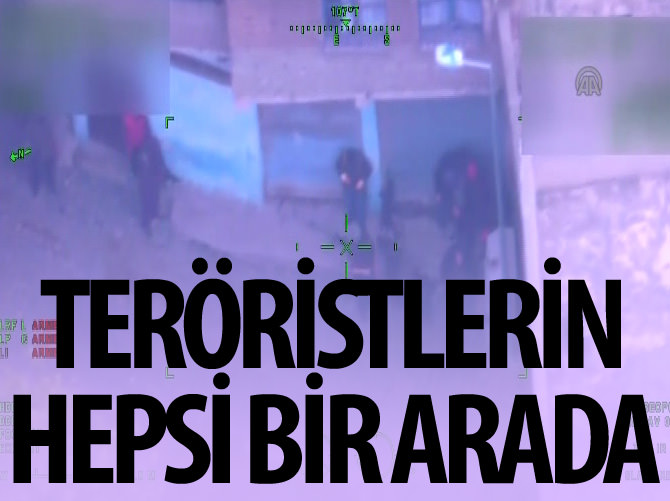 Teröristlerin Sur'daki saldırıları havadan görüntülendi