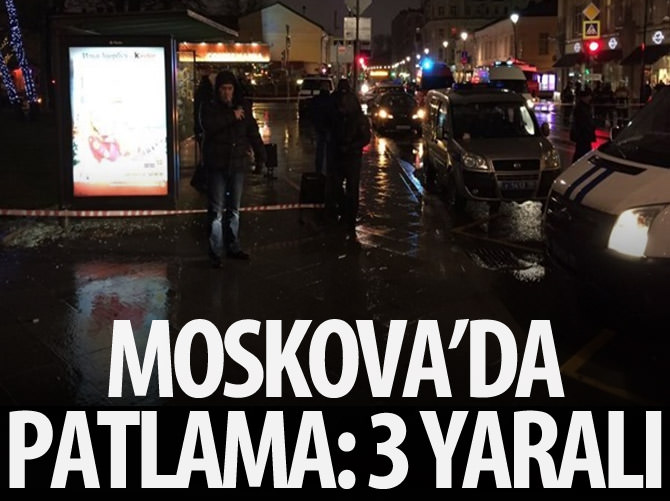 Moskova'da patlama: 3 yaralı