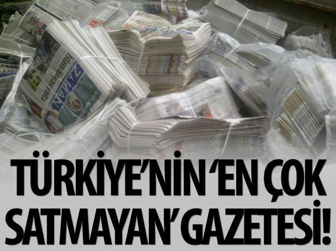 İşte Türkiye’nin ‘en çok satmayan’ gazetesi: Zaman