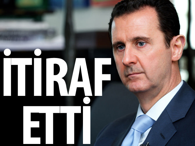 Esad PYD'ye silah verdiğini itiraf etti