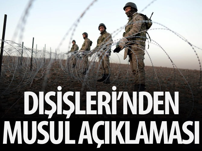 Dışişleri Bakanlığı'ndan Başika açıklaması