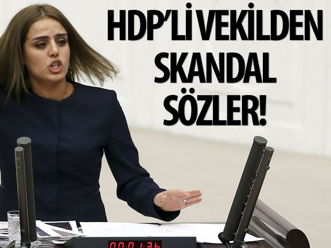 HDP'li vekilden Meclis'te skandal sözler!