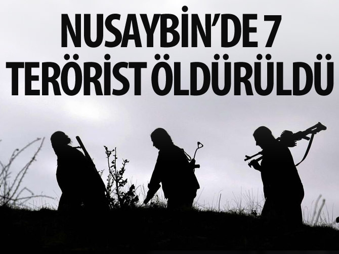 Nusaybin’de 7 terörist öldürüldü