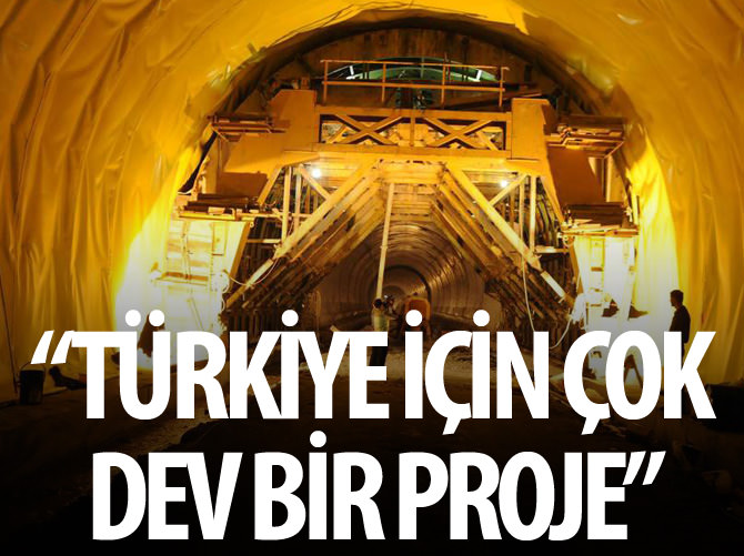 Ovit Tüneli'nde kazının yüzde 80'i tamamlandı