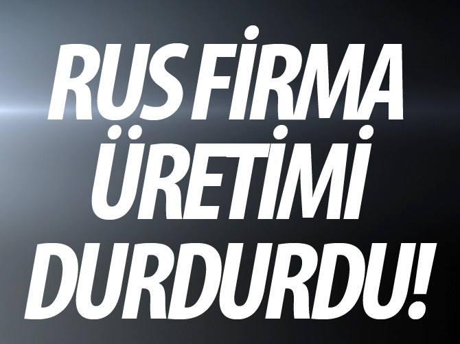 Rus araç fabrikası üretime ara verdi