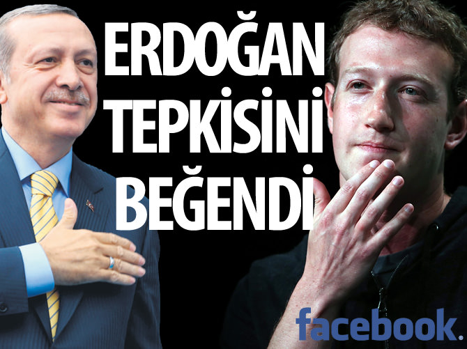 Erdoğan facebook'ta Zuckerberg'in Trump'a tepkisini beğendi!