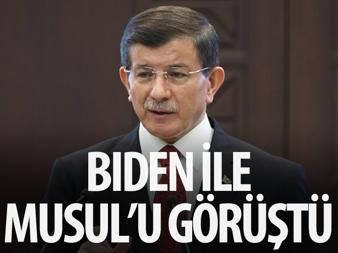 Başbakan Davutoğlu'ndan Musul telefonu