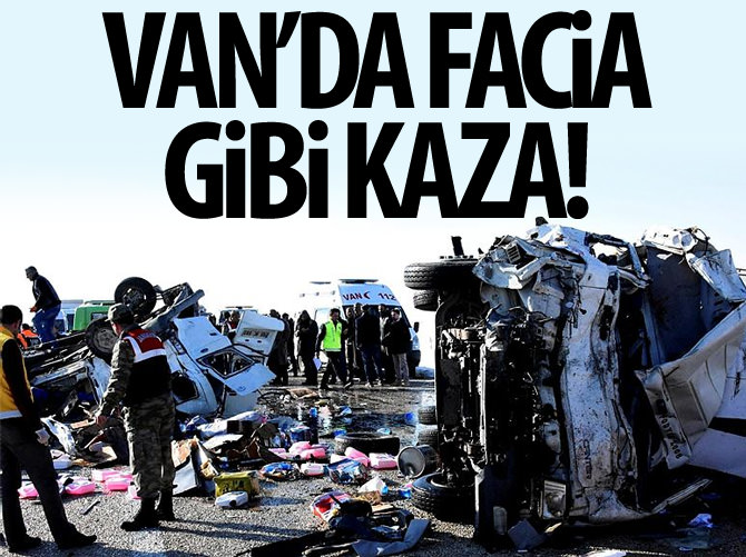 Van'da trafik faciası